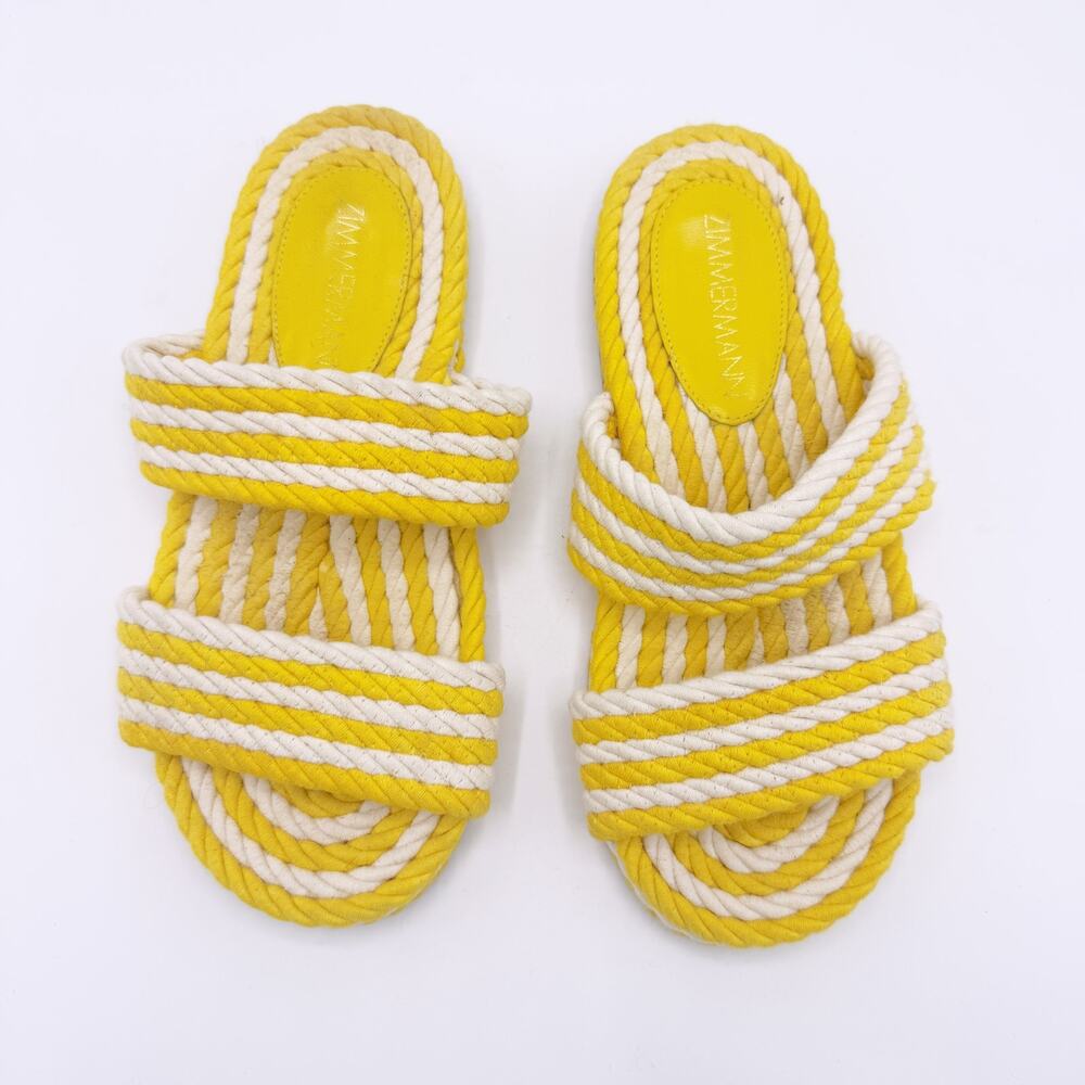 Zimmermann Yellow Rope Slides - Picture 3 of 14